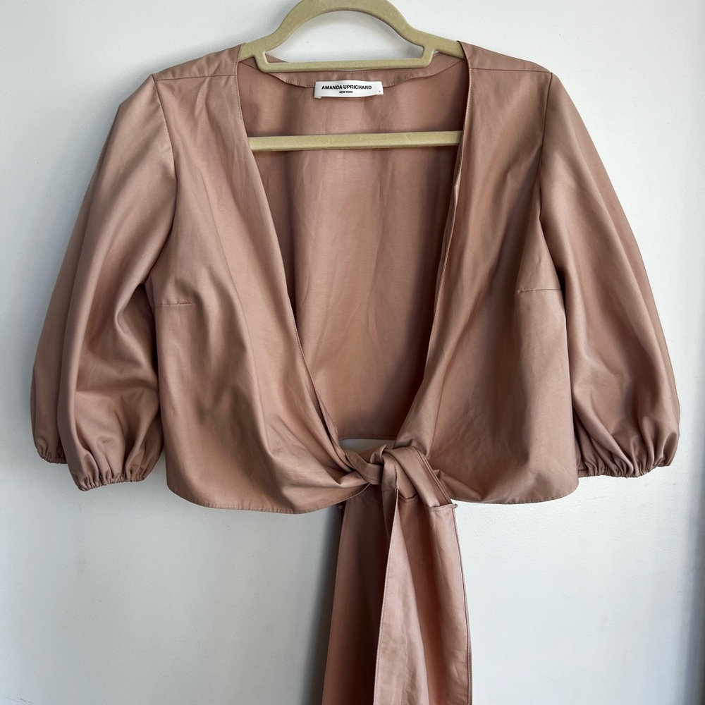 NWOT Amanda Uprichard Wrap Top